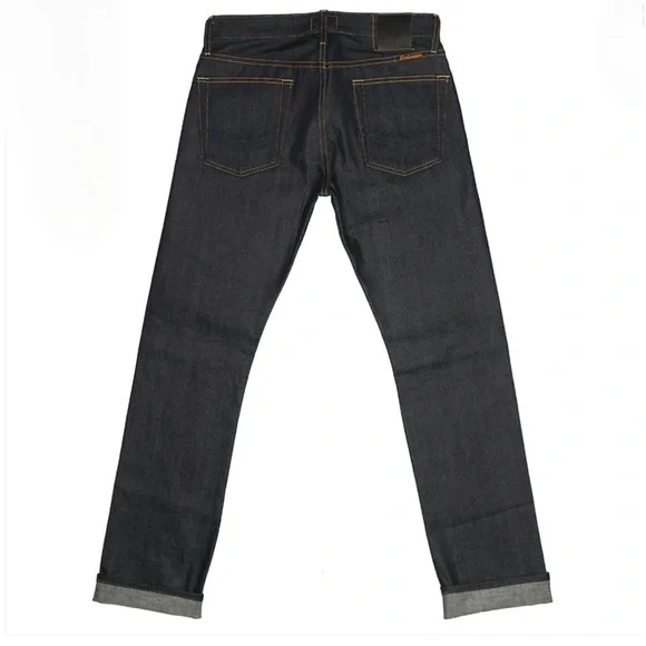 CIVILIANAIRE 11 oz Gold Selvage Denim Slim Jeans - Indigo - Mens SZ 35